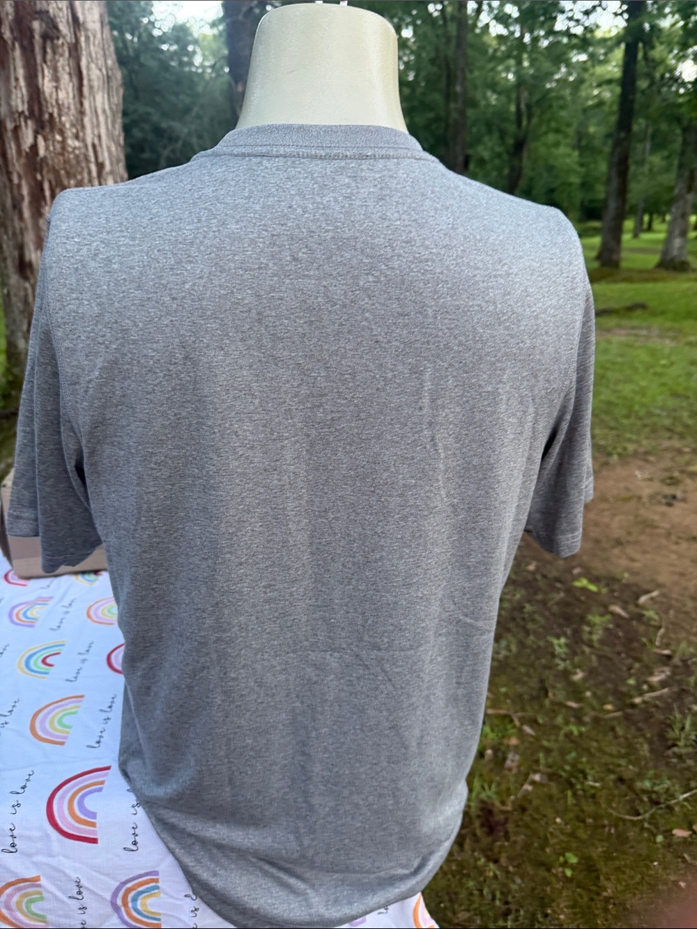 Nike Gray T-Shirt with Blue Kentucky Football Logo - Picture 3 of 3